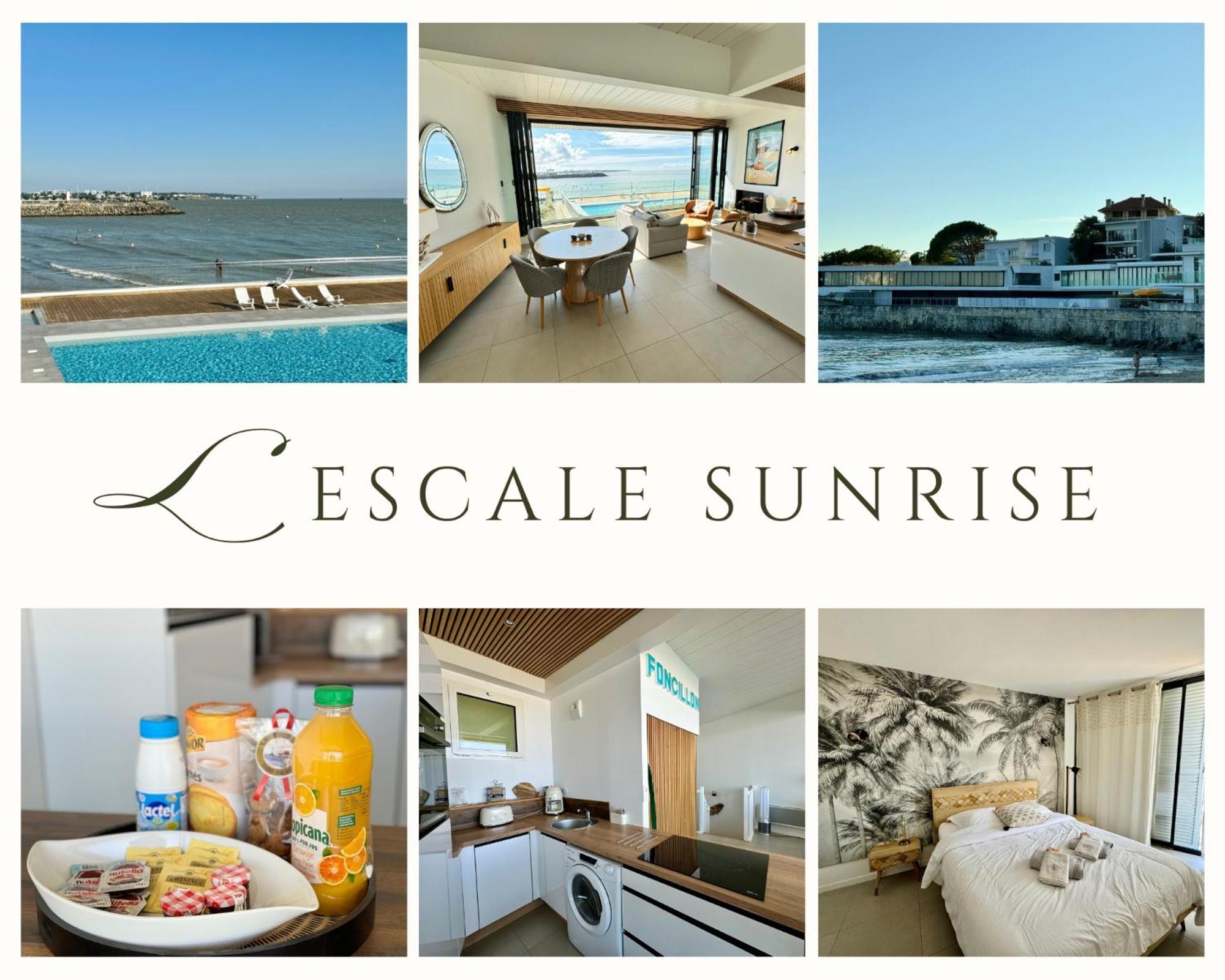 Le Sunrise - Panorama Sur L'Estuaire Lägenhet Royan Exteriör bild